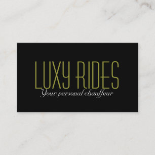 Limousines Limo Services de voiture Carte de visit