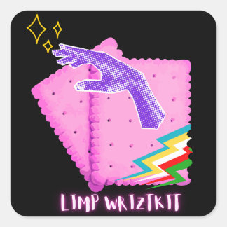 Limp Wristkit Square Sticker
