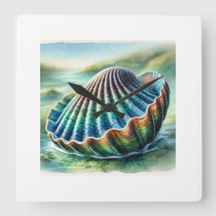 Limpet in Serenity 300824AREF125 - Watercolor Square Wall Clock