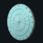 Limpet Shell Blue Green Spring Season Solid Colour Dartboard<br><div class="desc">Dartboard dart tossing throwing fun competitive game set and wall hanging art decor printed with Limpet Shell Blue Green Spring Season Solid Colour illustration and select products collection by TheFabricSeal print on demand shop at Zazzle.com #ZazzleMade https://www.zazzle.com/store/thefabricseal TheFabricSeal©️Original. This beautiful colour is described as a cool, muted blue-green shade that...</div>