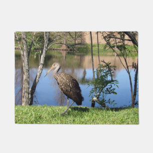 Limpkin (Bird) Door Mat