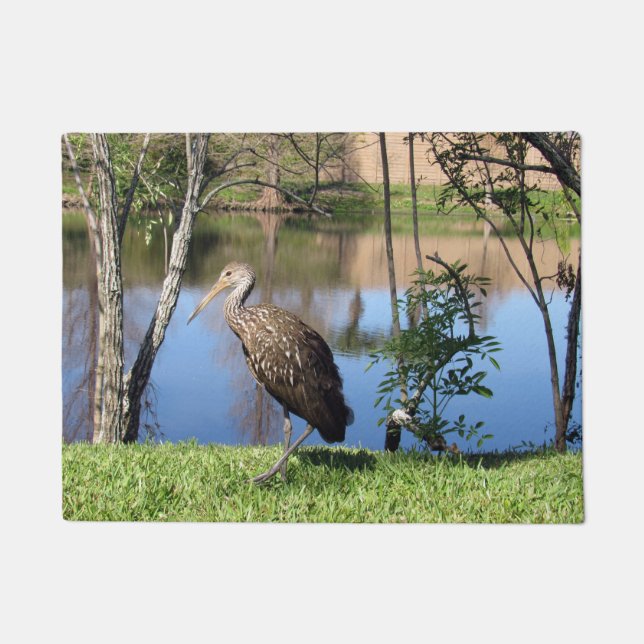 Limpkin (Bird) Door Mat (Front)