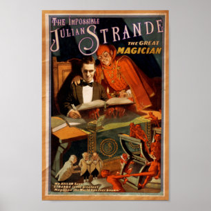 "L'Impossible Julian Strande" Poster vintage