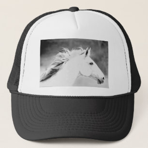 LIN26BW Mane in the Wind.tif Trucker Hat