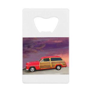 LIN55 Red Woody.tif Credit Card Bottle Opener