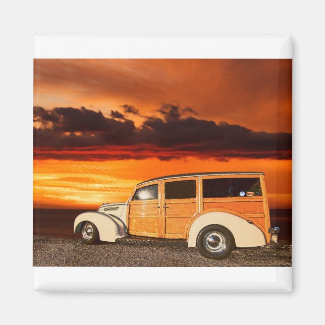 LIN56 Tan Woody.tif Magnet (Front)