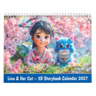 Lina & Son Chat – Calendrier 3D à l'italienne 2027