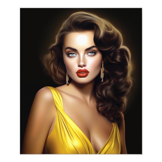 Lina - Super Model Latina!  Photo Print (Front)