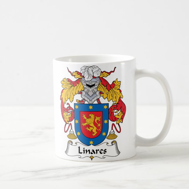 Linares Family Crest Coffee Mug (Right)