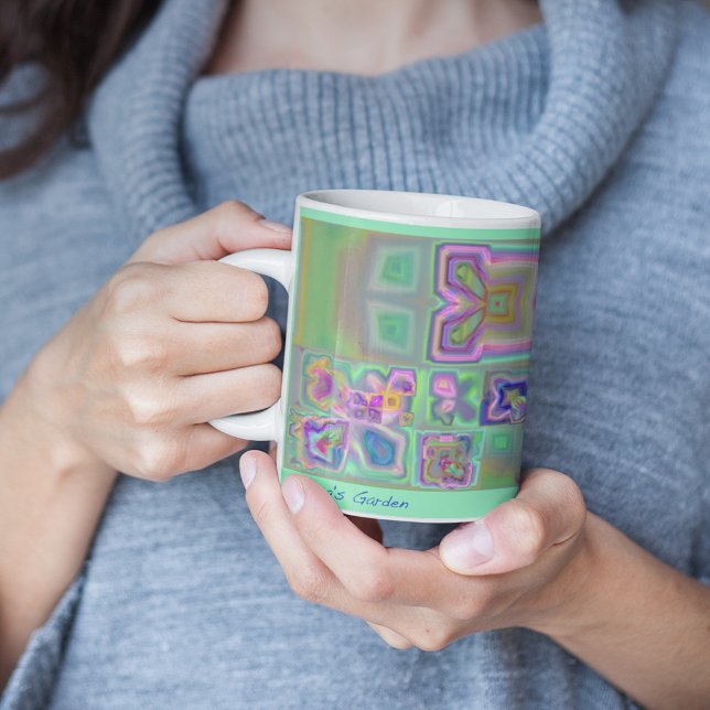 Lina's Garden Floral Abstract Mug (Creator Uploaded)