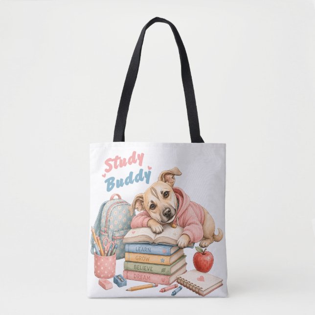 Lina's School Adventures Tote Bag (Front)