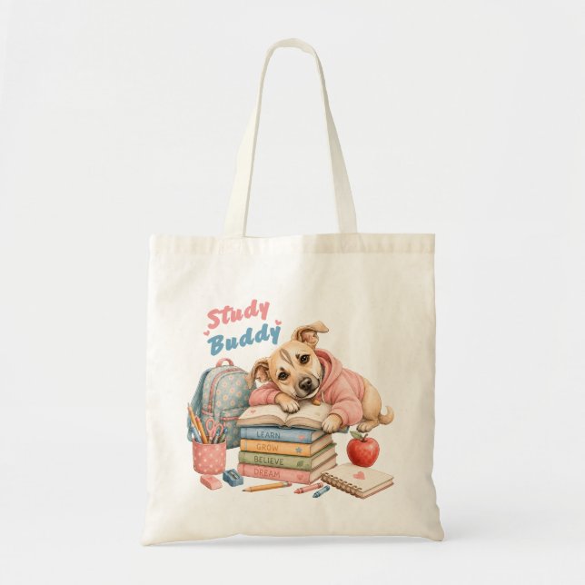 Lina's School Adventures Tote Bag (Front)
