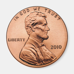 LINCOL PENNY MAGNET