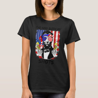 Lincoln 4th Of July I've Had Both My Shots Men Wo T-Shirt