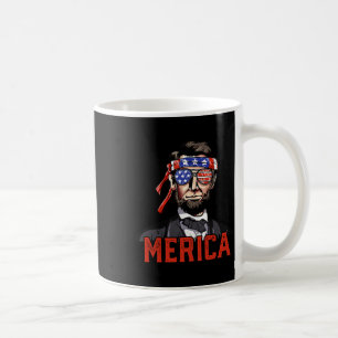 Lincoln 4th Of July Merica Abe Boys Men Women Amer Coffee Mug