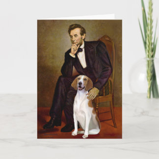 Lincoln - American Foxhound Card
