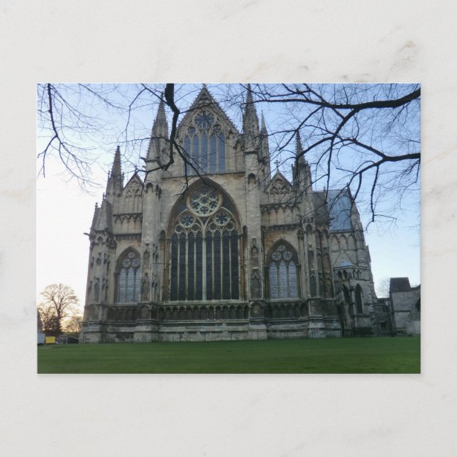 Lincoln Cathedral Postcard (Front)