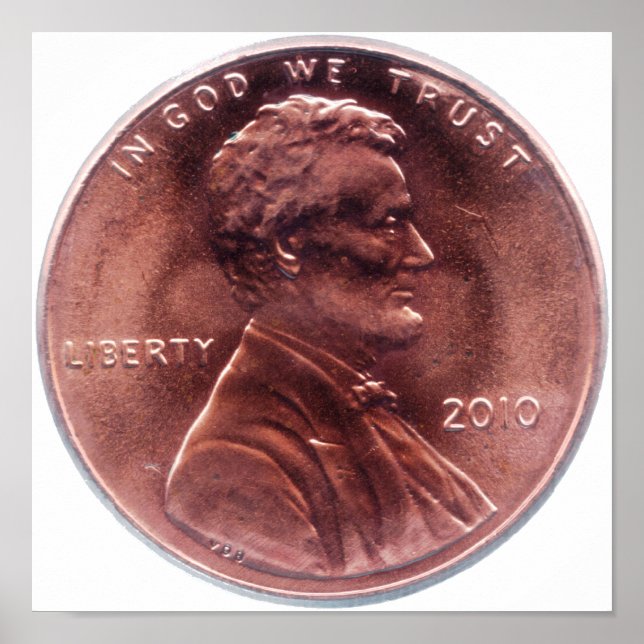 Lincoln Cent Poster (Front)