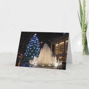 Lincoln Centre's Christmas Tree -  card