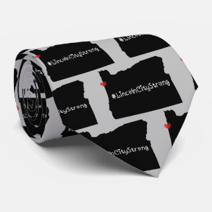 Lincoln City Strong Heart Black Tie