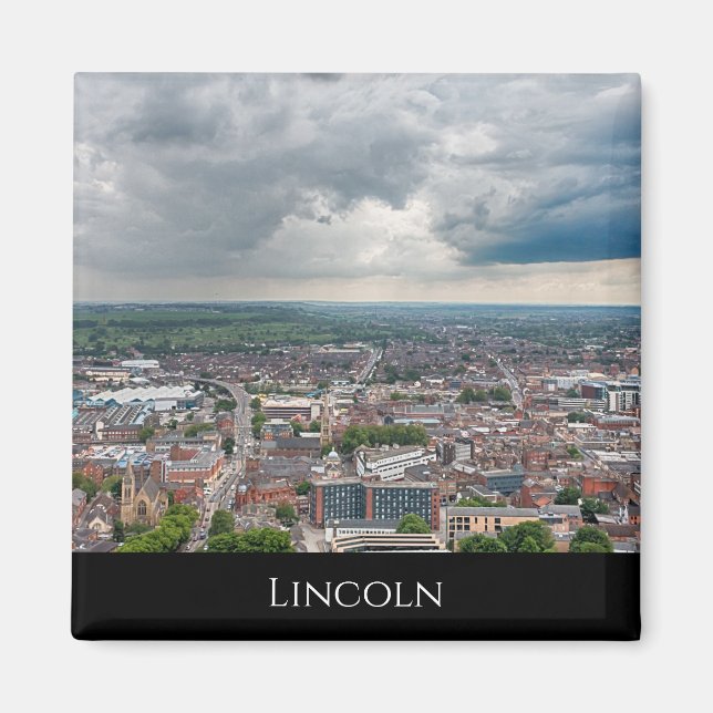 Lincoln Cityscape Magnet (Front)