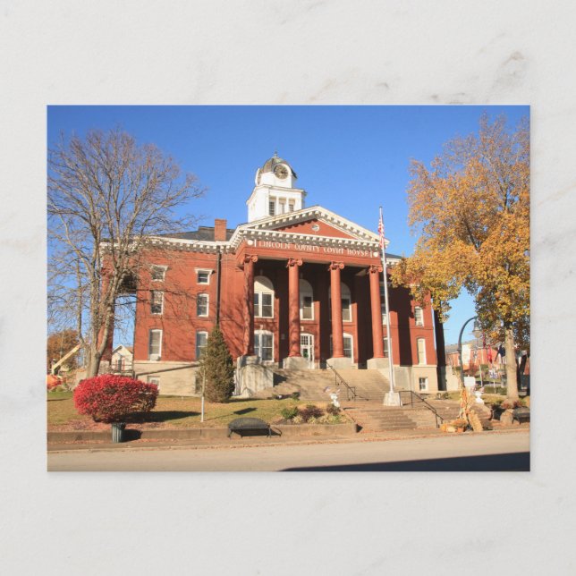 Lincoln County Court House Postcard (Front)