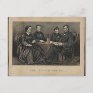 Lincoln Family Postcard