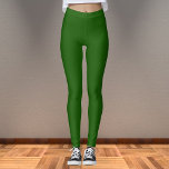 Lincoln Green Solid Colour Leggings<br><div class="desc">Lincoln Green Solid Colour</div>