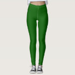 Lincoln Green Solid Plain Colour Leggings<br><div class="desc">Vibrant,  nature spring green,  practical,  & stylish colour.
Used in formal & informal events.
Hex No. = 0A5E04</div>