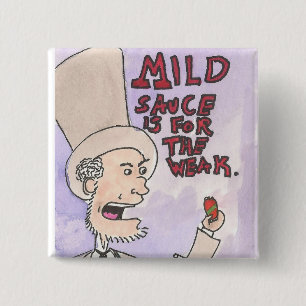 Lincoln is Bold! 2 Inch Square Button