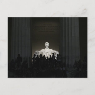 Lincoln Memorial at Night Postcard