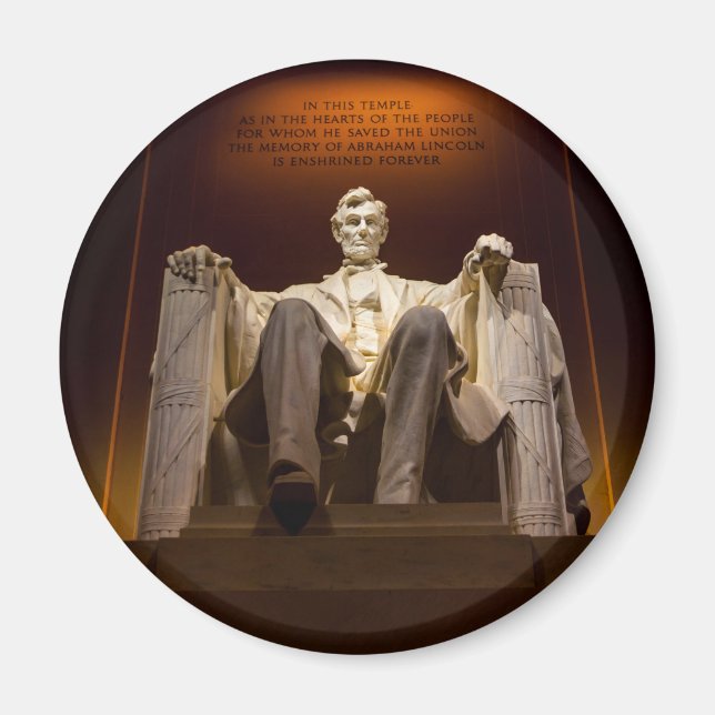 Lincoln Memorial At Night - Washington D.C. Magnet (Front)