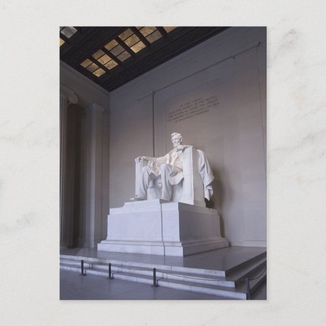 Lincoln Memorial Postcard (Front)