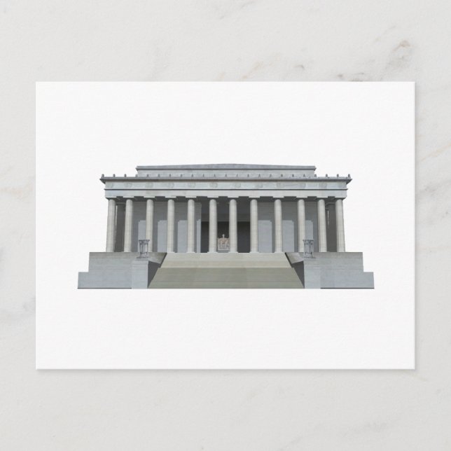 Lincoln Memorial: Washington DC Postcard (Front)