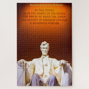 Lincoln Memorial Washington. Jigsaw Puzzle