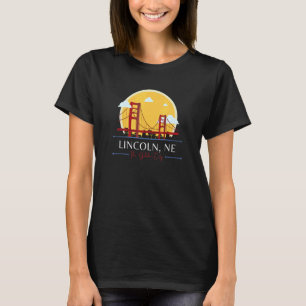 Lincoln NE Golden Gate Bridge Bad Geography Stupid T-Shirt