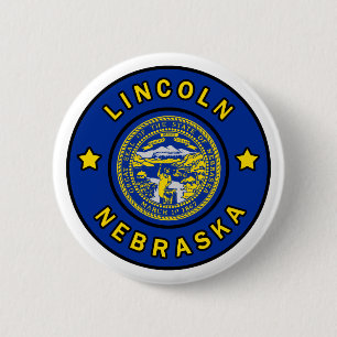 Lincoln Nebraska 2 Inch Round Button