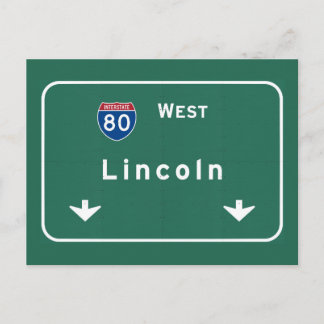 Lincoln Nebraska ne Interstate Highway Freeway : Postcard