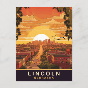 Lincoln, Nebraska, Travel  Postcard