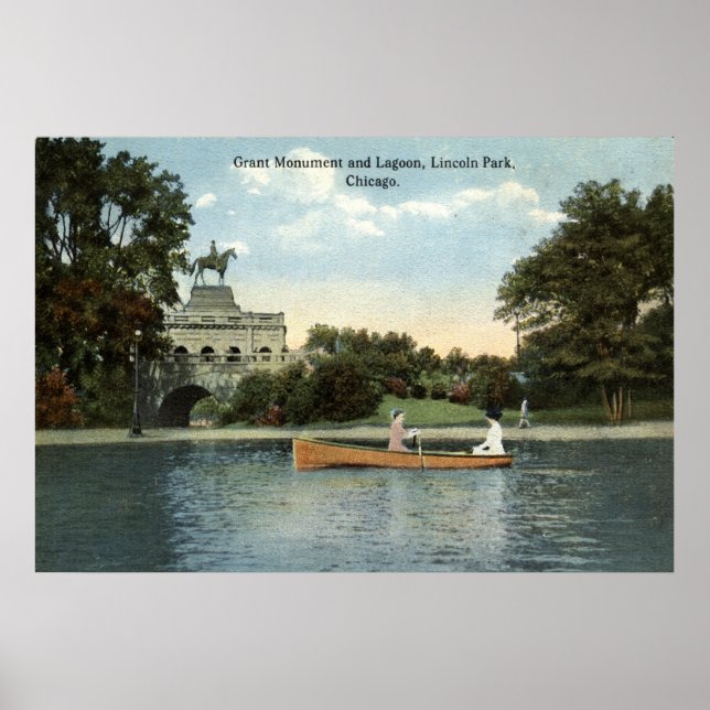 Lincoln Park, Chicago 1915 Vintage Poster (Front)