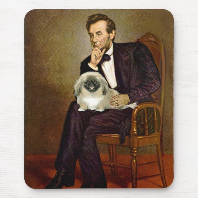 Lincoln - Pekingese 1b Mouse Pad (Front)