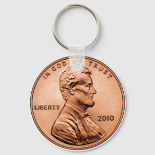 LINCOLN  PENNY KEYCHAIN