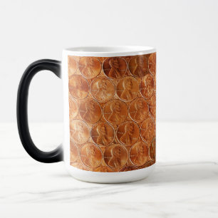 Lincoln penny/pennies copper US coin, penny 2 Magic Mug