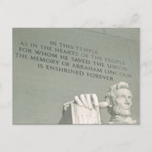 lincoln postcard