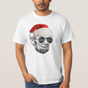 Lincoln Secret Santa Christmas T-shirt *NEW 2012*