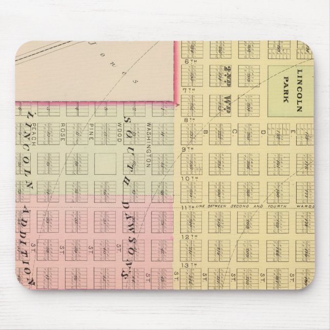 Lincoln South, Nebraska Mouse Pad (Front)