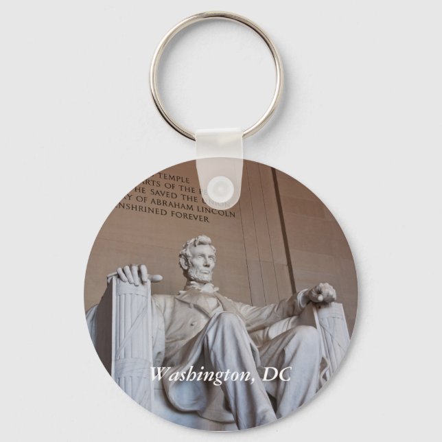 Lincoln Statue Keychain (Front)