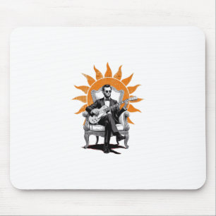 Lincoln Unplugged – Funny Abraham Lincoln Guitar  Mouse Pad