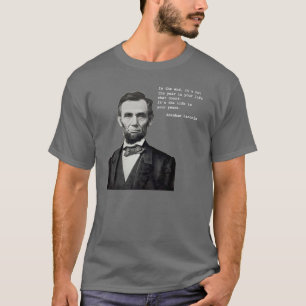 Lincoln's Life in Your Years Men's T-Shirt Dark