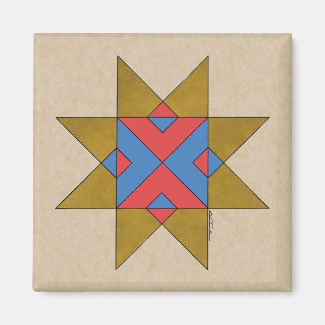 Lincolnshire Auseklis Witch Mark Magnet (Front)